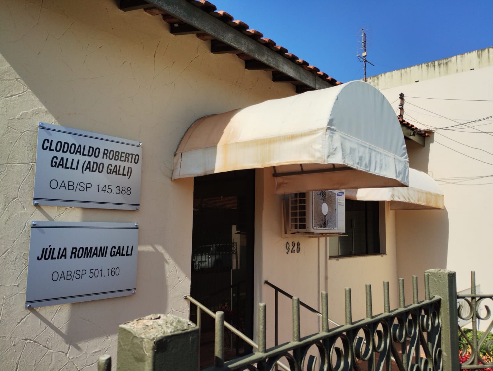 Placas do Escritório